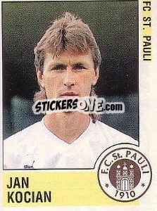 Cromo Jan Kocian - German Football Bundesliga 1988-1989 - Panini