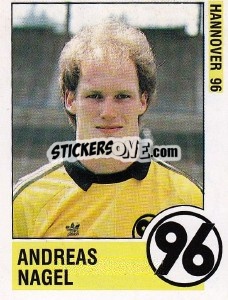 Sticker Andreas Nagel - German Football Bundesliga 1988-1989 - Panini