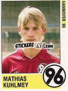 Cromo Mathias Kuhlmey - German Football Bundesliga 1988-1989 - Panini