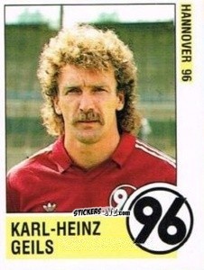 Cromo Karl-Heinz Geils - German Football Bundesliga 1988-1989 - Panini