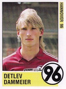 Cromo Detlev Dammeier - German Football Bundesliga 1988-1989 - Panini