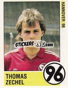 Cromo Thomas Zechel - German Football Bundesliga 1988-1989 - Panini