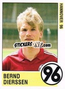 Sticker Bernd Dierssen - German Football Bundesliga 1988-1989 - Panini