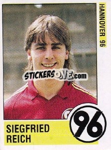 Sticker Siegfried Reich - German Football Bundesliga 1988-1989 - Panini