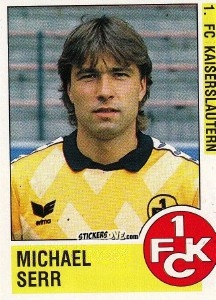 Figurina Michael Serr - German Football Bundesliga 1988-1989 - Panini