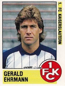 Sticker Gerald Ehrmann - German Football Bundesliga 1988-1989 - Panini