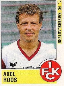 Figurina Axel Roos - German Football Bundesliga 1988-1989 - Panini