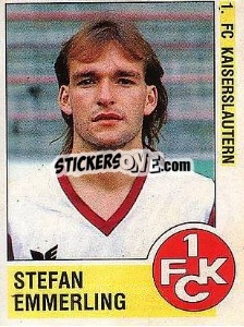 Sticker Stefan Emmerling - German Football Bundesliga 1988-1989 - Panini