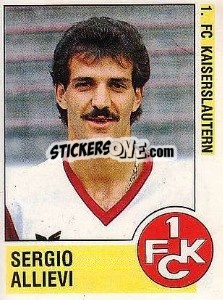 Sticker Sergio Allievi - German Football Bundesliga 1988-1989 - Panini