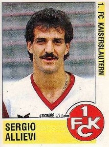 Figurina Sergio Allievi - German Football Bundesliga 1988-1989 - Panini