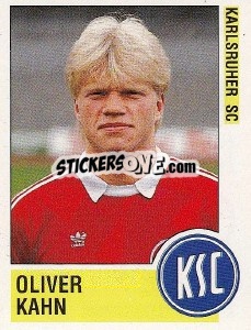 Sticker Oliver Kahn - German Football Bundesliga 1988-1989 - Panini