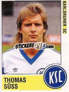 Sticker Thomas Süss - German Football Bundesliga 1988-1989 - Panini