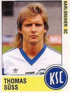 Cromo Thomas Süss - German Football Bundesliga 1988-1989 - Panini