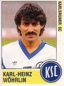 Cromo Karl-Heinz Wöhrlin - German Football Bundesliga 1988-1989 - Panini