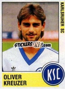 Cromo Oliver Kreuzer - German Football Bundesliga 1988-1989 - Panini