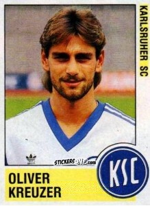 Sticker Oliver Kreuzer - German Football Bundesliga 1988-1989 - Panini