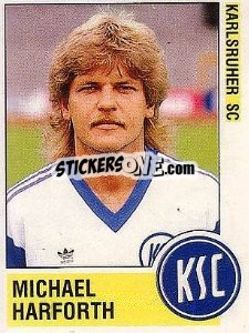 Cromo Michael Harforth - German Football Bundesliga 1988-1989 - Panini