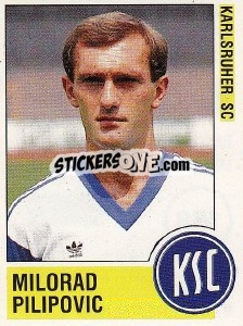 Sticker Milorad Pilipovic - German Football Bundesliga 1988-1989 - Panini