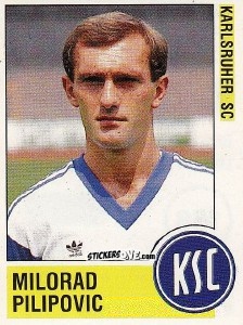 Figurina Milorad Pilipovic - German Football Bundesliga 1988-1989 - Panini