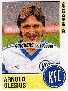 Cromo Arnold Glesius - German Football Bundesliga 1988-1989 - Panini