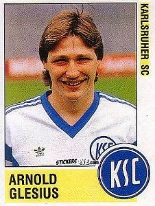 Sticker Arnold Glesius - German Football Bundesliga 1988-1989 - Panini