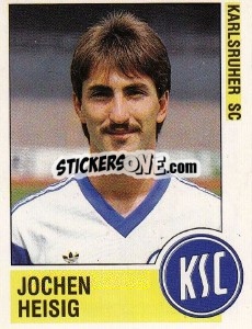 Sticker Jochen Heisig - German Football Bundesliga 1988-1989 - Panini