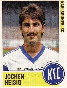 Cromo Jochen Heisig - German Football Bundesliga 1988-1989 - Panini