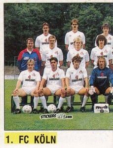 Sticker Mannschaft - German Football Bundesliga 1988-1989 n. 165 - Panini