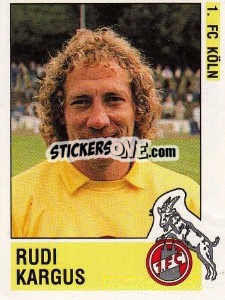 Sticker Rudi Kargus - German Football Bundesliga 1988-1989 - Panini