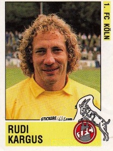 Sticker Rudi Kargus