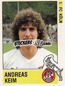 Figurina Andreas Keim - German Football Bundesliga 1988-1989 - Panini