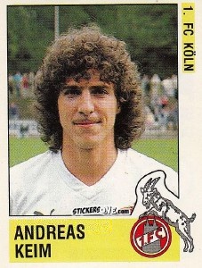 Figurina Andreas Keim - German Football Bundesliga 1988-1989 - Panini