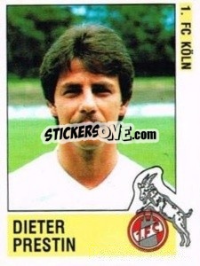 Sticker Dieter Prestin - German Football Bundesliga 1988-1989 - Panini