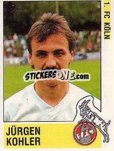Sticker Jürgen Kohler - German Football Bundesliga 1988-1989 - Panini