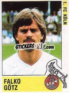 Sticker Falko Götz - German Football Bundesliga 1988-1989 - Panini
