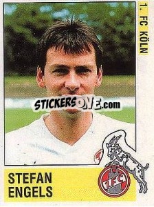 Sticker Stefan Engels - German Football Bundesliga 1988-1989 - Panini