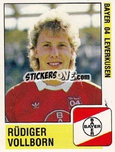 Cromo Rüdiger Vollborn - German Football Bundesliga 1988-1989 - Panini