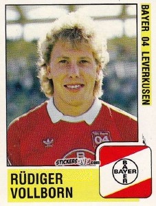 Sticker Rüdiger Vollborn - German Football Bundesliga 1988-1989 - Panini