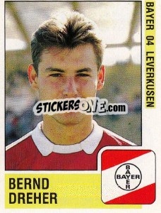 Sticker Bernd Dreher - German Football Bundesliga 1988-1989 - Panini