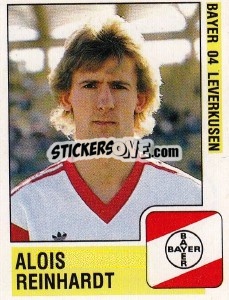 Cromo Alois Reinhardt - German Football Bundesliga 1988-1989 - Panini