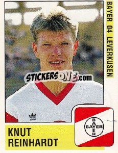 Sticker Knut Reinhardt - German Football Bundesliga 1988-1989 - Panini