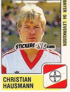 Sticker Christian Hausmann - German Football Bundesliga 1988-1989 - Panini