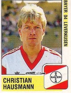 Figurina Christian Hausmann - German Football Bundesliga 1988-1989 - Panini