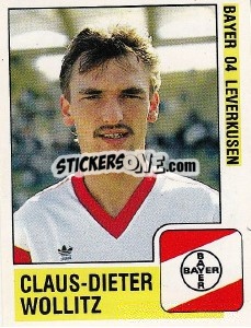 Cromo Claus-Dieter Wollitz - German Football Bundesliga 1988-1989 - Panini