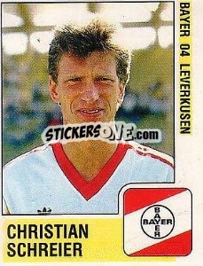 Sticker Christian Schreier - German Football Bundesliga 1988-1989 - Panini