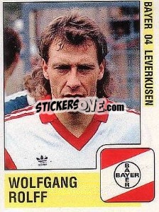 Sticker Wolfgang Rolff - German Football Bundesliga 1988-1989 - Panini