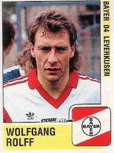 Cromo Wolfgang Rolff - German Football Bundesliga 1988-1989 - Panini