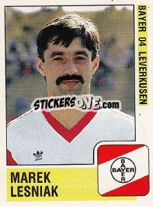 Figurina Marek Lesniak - German Football Bundesliga 1988-1989 - Panini