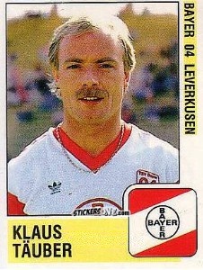 Figurina Klaus Täuber - German Football Bundesliga 1988-1989 - Panini