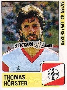 Sticker Thomas Hörster - German Football Bundesliga 1988-1989 - Panini